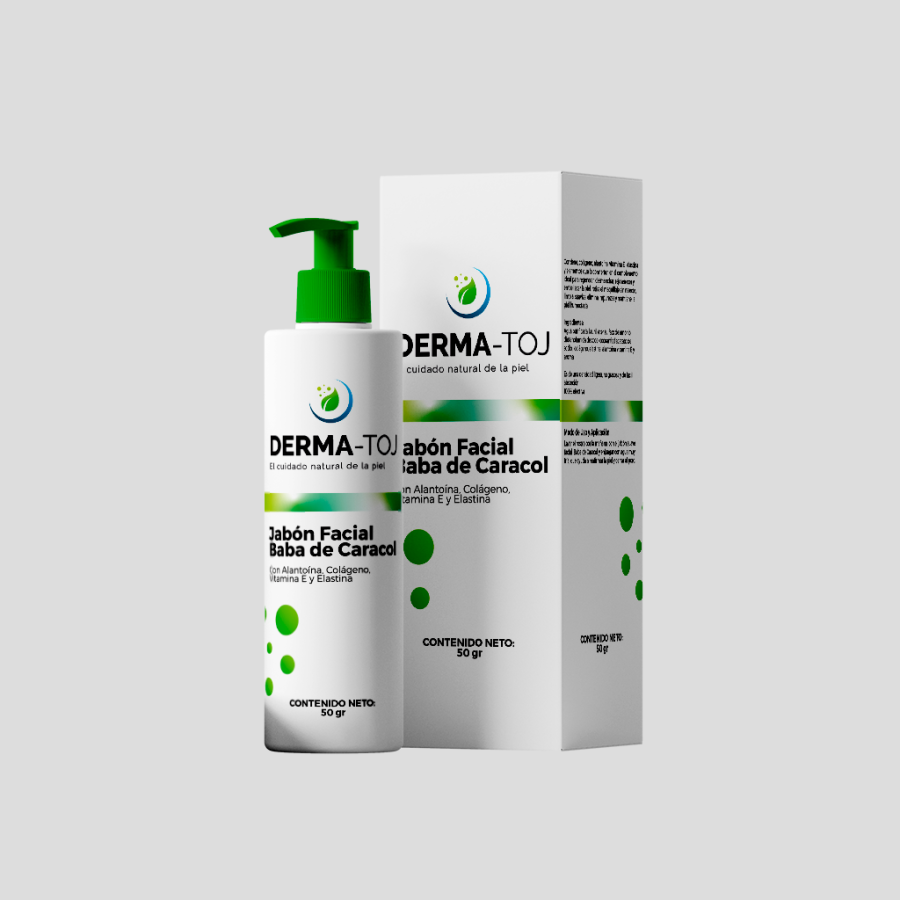 Jabón Facial Baba de Caracol con Alantoína, Colágeno Vitamina E y Elastina